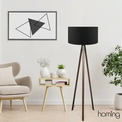 Lampadar AYD Negru 140x38x38 cm Reducere specială