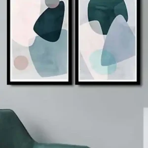 Preț promoțional Tablou, 2 bucati 2Psctciz Multicolor 36x51 cm