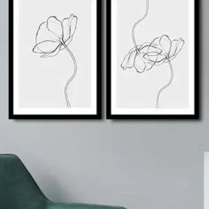 Tablou, 2 bucati 2Psctciz Multicolor 36x51 cm Disponibil imediat
