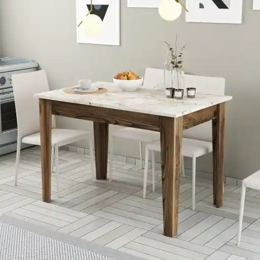 Livrare rapidă Masa de bucatarie Kiev Nuc 110x72x75 cm