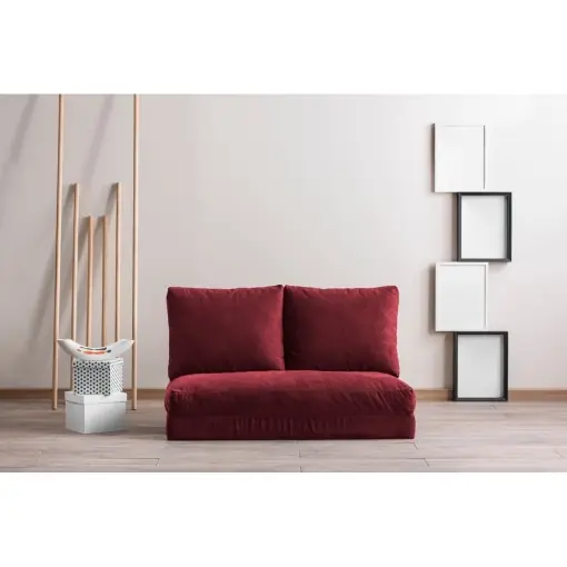 Cumpărături sigure Canapea extensibilă cu 2 locuri Taida Maro 120x68x26 cm