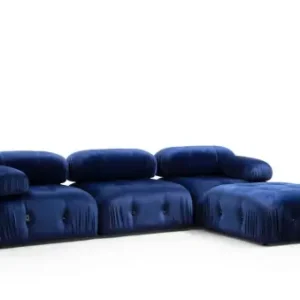Colțar modular Bubble Albastru 288x190x95 cm Vezi acum