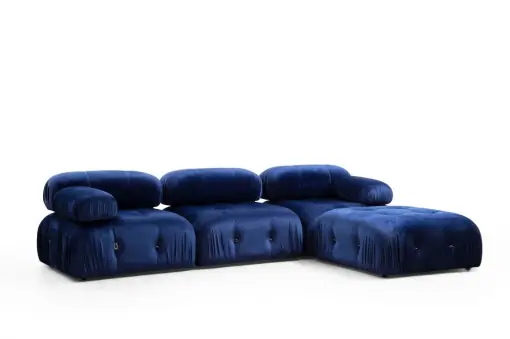 Colțar modular Bubble Albastru 288x190x95 cm Vezi acum