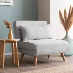 Fotoliu extensibil Folde Gri 180x80 cm Cumpără online