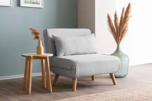 Fotoliu extensibil Folde Gri 180x80 cm Cumpără online