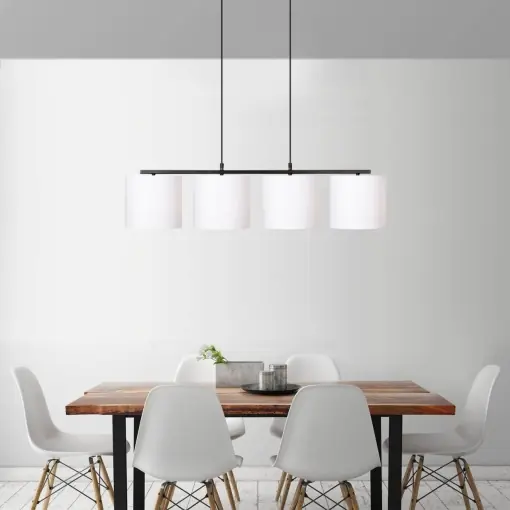 Lustra Valiz Negru 110x25x120 cm Super ofertă