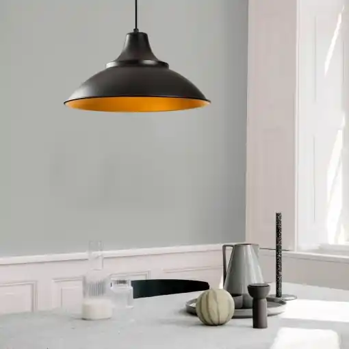 Promoție Lustra Saglam Negru 44x121 cm