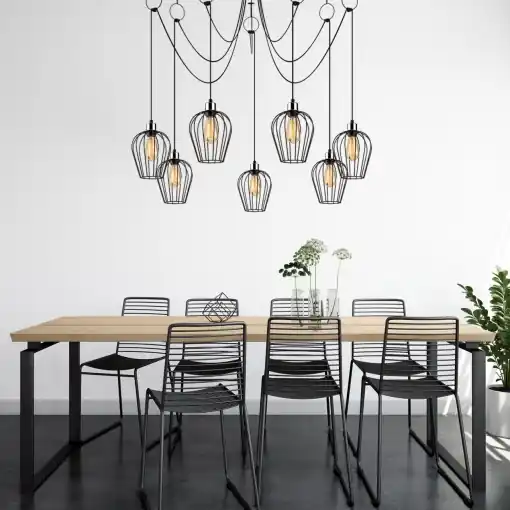 Lustra Tel Negru 160x130 cm Ofertă limitată