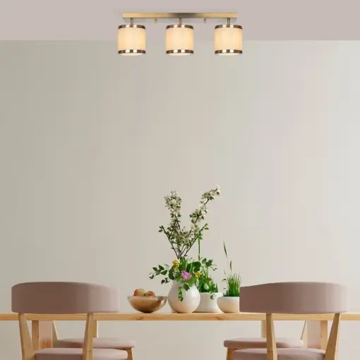 Ofertă limitată Lustra Way Caramiziu 66x15x21 cm