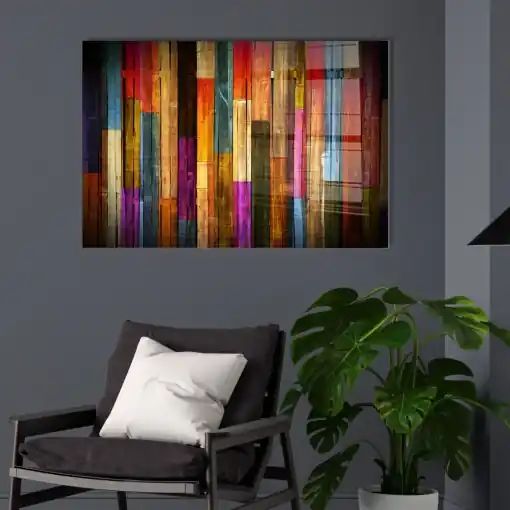 Tablou din sticlă temperată UV Multicolor 70x100 cm Mai ieftin
