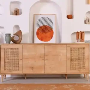 Comoda Model Hazeran, Stejar, 180x41x81 cm Cumpără acum