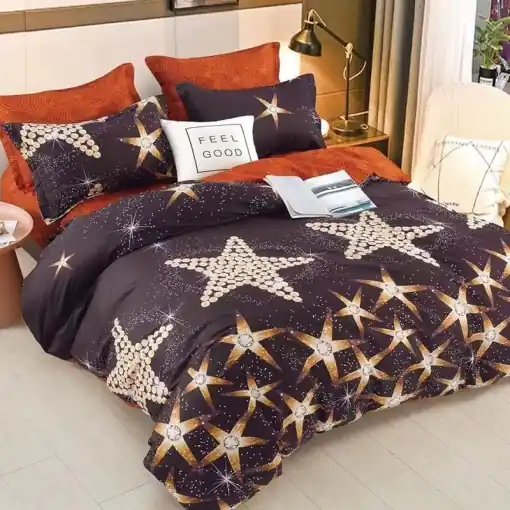 Promoție Lenjerie Starlight 4 piese (Bumbac Satinat)