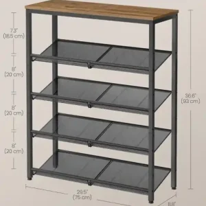 Pantofar Vasagle Maro 75x28x93 cm Reducere specială