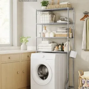 Raft baie WC Songmics Gri 83x30x179 cm Discount