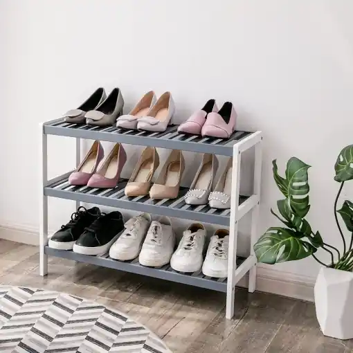 Ofertă limitată Pantofar Songmics Gri 70x55x26 cm