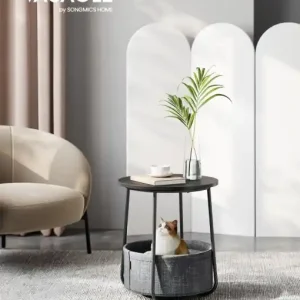 Masuta de cafea Vasagle Negru 45x45x51 cm Bestseller