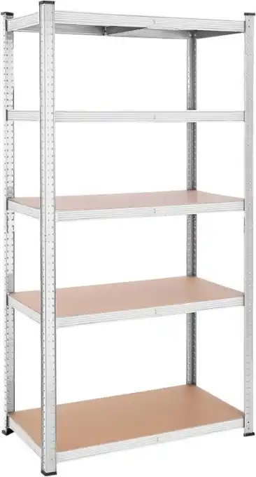 Preț promoțional Raft Songmics, 5 rafturi, 50 x 100 x 200 cm, Silver, GLR050E01