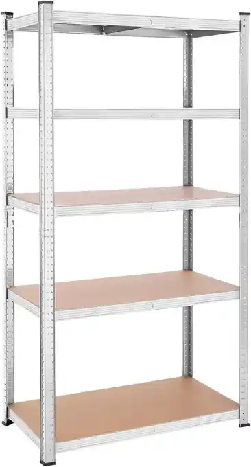 Raft Songmics, 5 rafturi, 50 x 100 x 200 cm, Silver, GLR050E01 Ofertă specială
