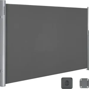 Reducere extra Copertina laterala, Songmics, 180 x 350 cm, Gri
