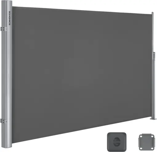 Reducere extra Copertina laterala, Songmics, 180 x 350 cm, Gri