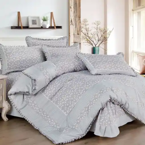 Retur gratuit Lenjerie cu Broderie si Volanase Braxy 4 Piese (Finet)