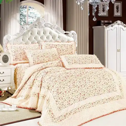 Lenjerie cu Broderie si Volanase Blossom Dream , 4 Piese (Finet) Preț redus