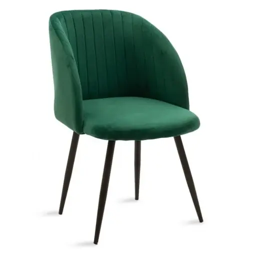 Scaun Model Oasis, Verde inchis/Negru, 54x52x84 cm Ofertă specială