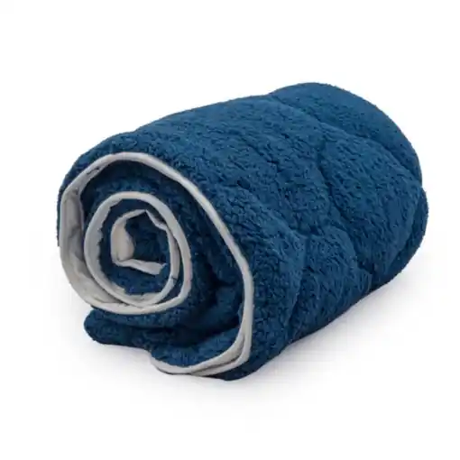 Pilota Matlasata Pufoasa Shaper 200x200, Navy Premium
