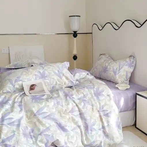 Preț mic Lenjerie cu Elastic 180x200, Dalida 4 Piese (Bumbac 100% Percale)