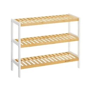 Vezi acum Raft pentru Pantofi Model Valentina, Natural, 70x26x55 cm