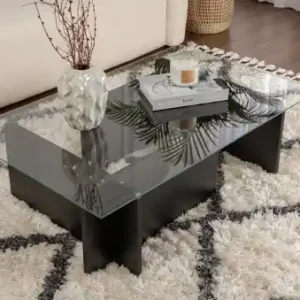 Reducere extra Măsuță de cafea Model Flavio, Lemn Negru