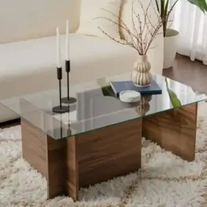 Preț promoțional Măsuță de cafea Model Vetrino, Nuc