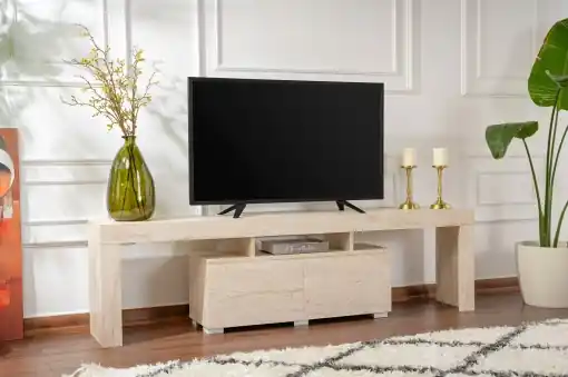 Bestseller Comoda TV Model Enclave, Travertin