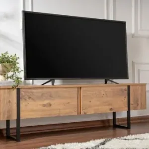 Comoda TV Model Serenity, Pin Atlantic/Negru Premium