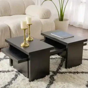 Măsuță de cafea Model Sanctuar, Lemn Negru Retur gratuit