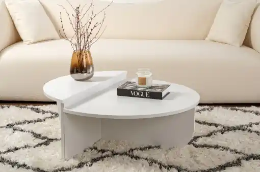 Reducere extra Măsuță de cafea Model Orion, Alb