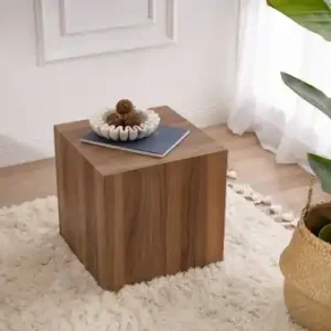 Masă laterală Model Küp, Nuc Ieftin