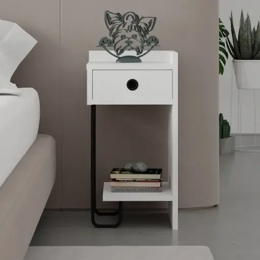 Noptiera Model Sirius, Alb Vezi acum