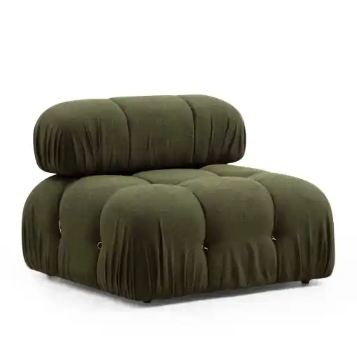 Plată securizată Canapea modulară cu 1 loc Model Bubble O1, Verde