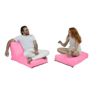 Nu rata Fotoliu de Grădină tip Bean Bag Model Siesta, Roz