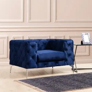Fotoliu Model Como, Albastru marin Preferatul clienților