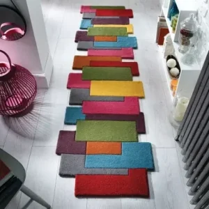 Ultima șansă Covor traversă Collage Multicolor 60X230 cm, Flair Rugs