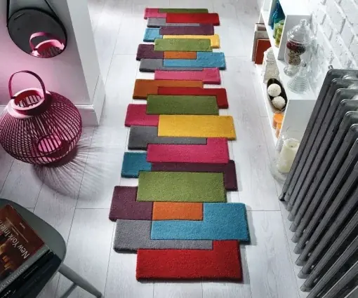 Ultima șansă Covor traversă Collage Multicolor 60X230 cm, Flair Rugs