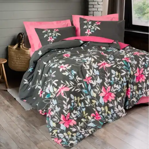 Lenjerie de pat dublu Merlin 4 Piese (Bumbac 100%) Cumpărături sigure