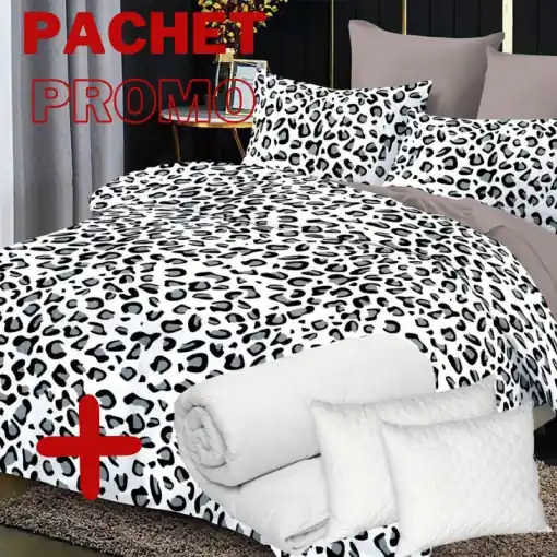 Reducere Pachet Lenjerie + Pilota + Perne Audrey 6 Piese