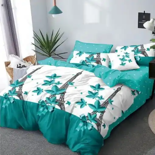 Lenjerie Paris in Turquoise 6 Piese (Finet) Retur gratuit