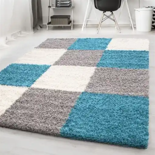 Covor Life Turcoaz V2 80x150 cm Expediere rapidă