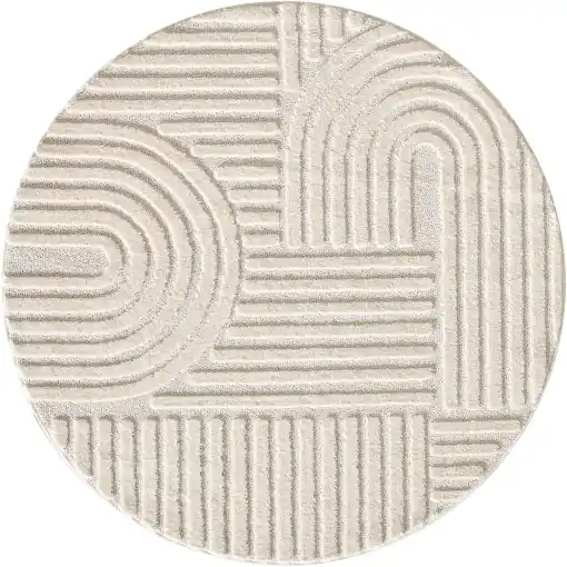 Covor Art V1 Crem, Rotund, D120 cm Vezi acum