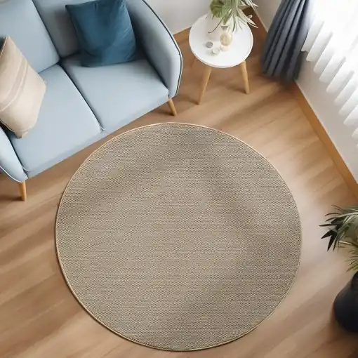 Covor Ayyildiz Loom Bej, Rotund, D160 cm Ofertă de sezon