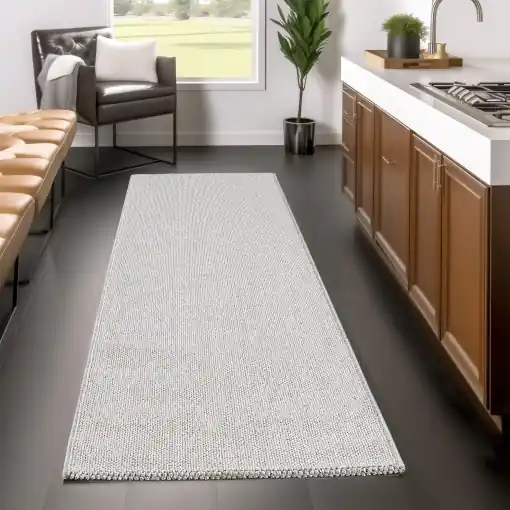 Covor traversa Ayyildiz Loom Argintiu, 80 X 150 cm Reducere de preț